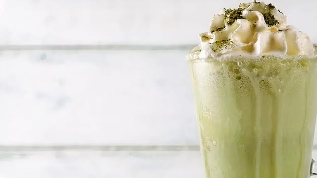 17. Frozen matcha.