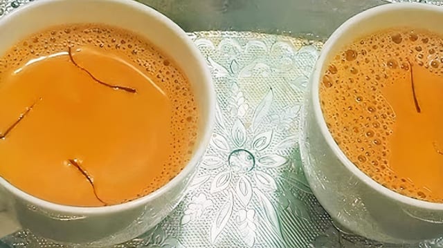 9. Zafrani chai.